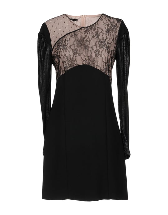 Annarita N Black Lace Long Sleeve Dress