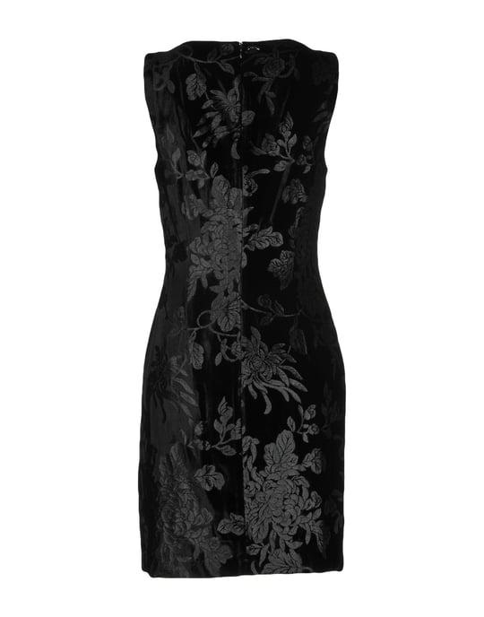 Byblos Black Velvet Sleeveless Dress