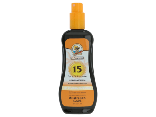 Australian Gold Carrot Spray Oil Sunscreen SPF15. - Image 1