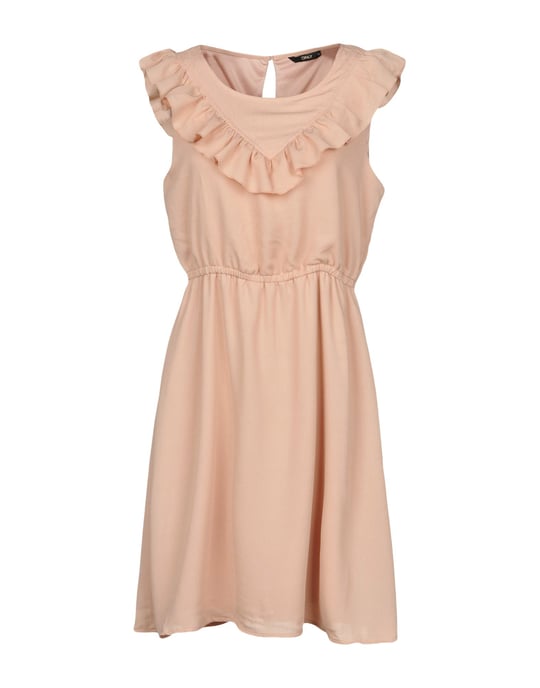 Only Pale Pink Ruffle Short Dress