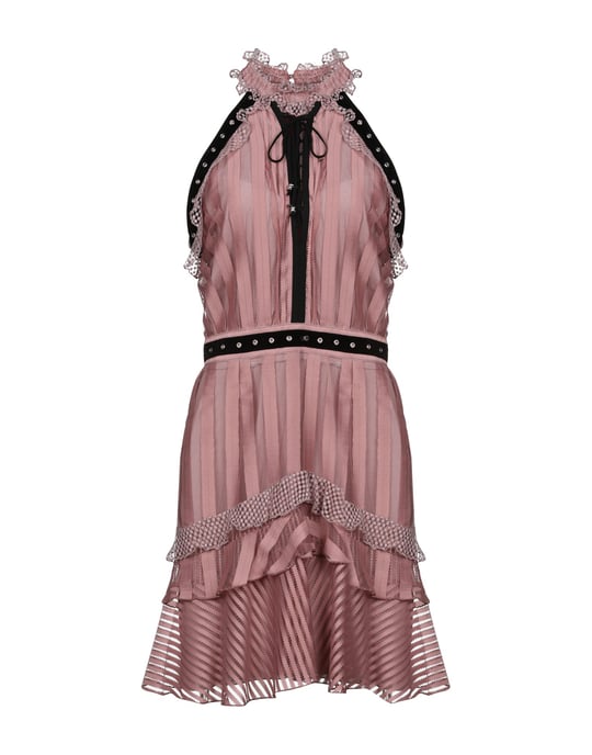 Just Cavalli Dove Grey Short Dress