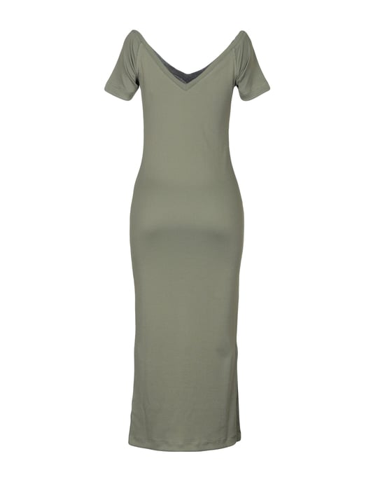 Cheap Monday Military Green Stretch Short Sleeve Dress