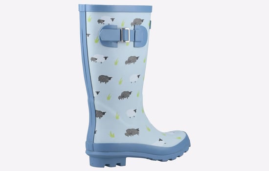 Cotswold Farmyard Memory Foam Gummistiefel Junior - Image 3