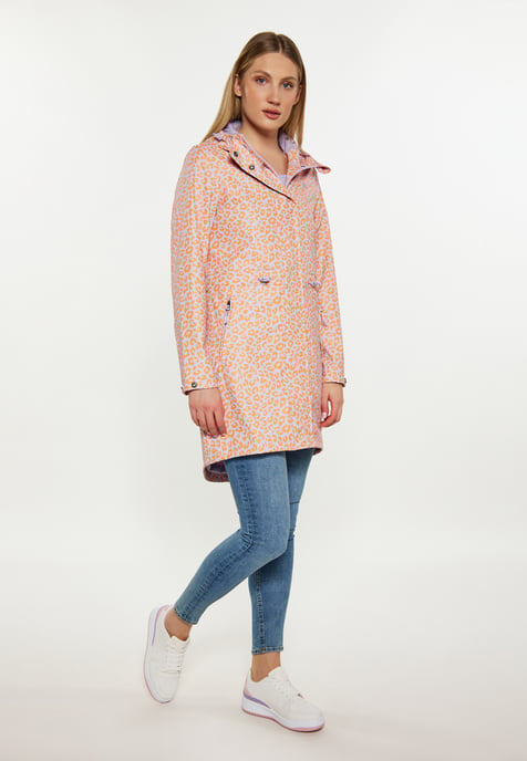 Schmuddelwedda regenparka Damen Pastelllavendel Orange Leo - Image 2
