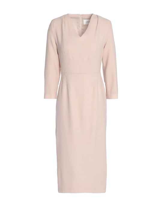 Goat Light Pink Wool Long Sleeve Dress