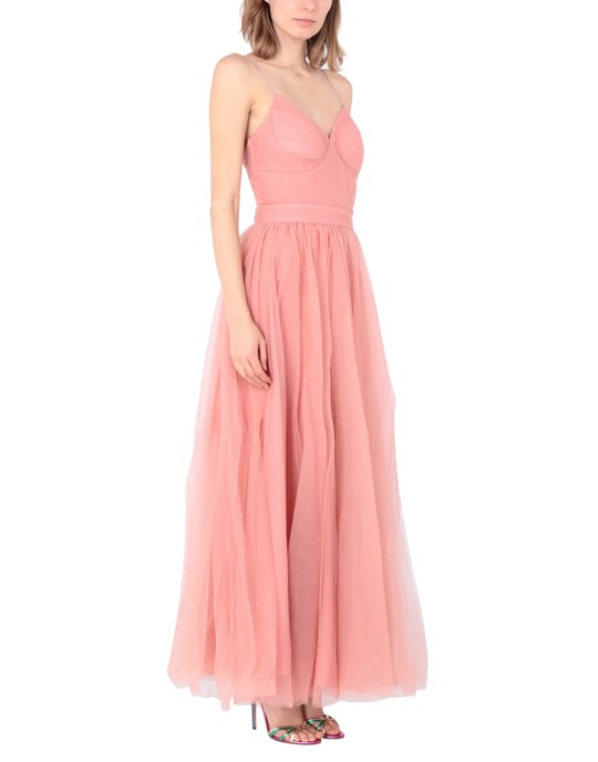 True Decadence Pastel Pink Full Length Dress