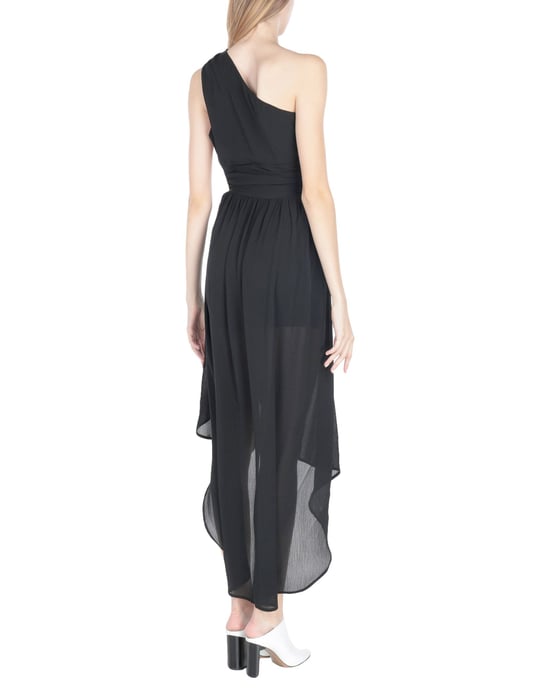 Koralline Black One Shoulder Dress