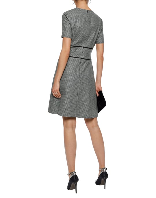 Raoul Green Wool Short Sleeve Dress