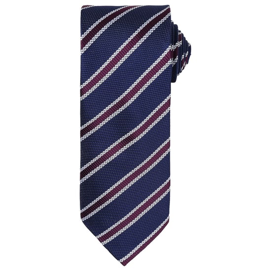Premier - Krawatte für Herren (Marineblau/Aubergine) - Image 1