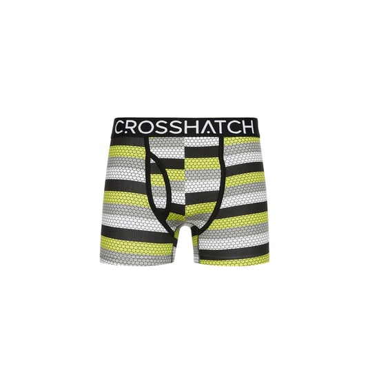 Crosshatch - "Crystaline" Boxershorts für Herren (3er-Pack) (Limone/Schwarz/Grau) - Image 4