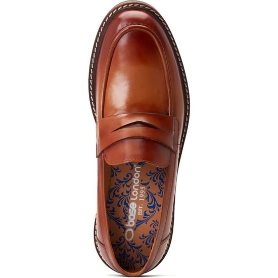 Base London Ivey Herren Mokassins aus gebranntem Tan-Leder - Image 4