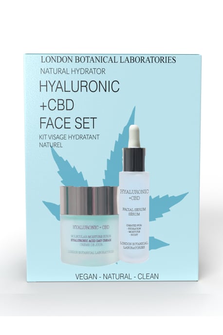 London Botanical Laboratories LBL- CBD + Hyaluronic face Set ( Serum + Moisturiser )