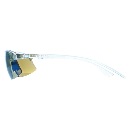 Serengeti SemiRimless Unisex Shiny Crystal Ice Blue Saturn Polarized 555nm Blue  Winslow