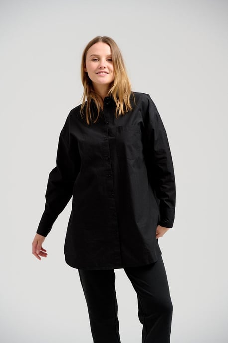 Oversized Shirt - Sort