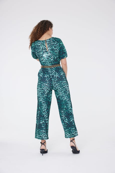 Nia Leopard Print Jumpsuit - Image 4