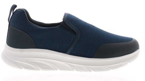 Focus Mens JerseyTrainers Comfy Wilkie Slip On navy