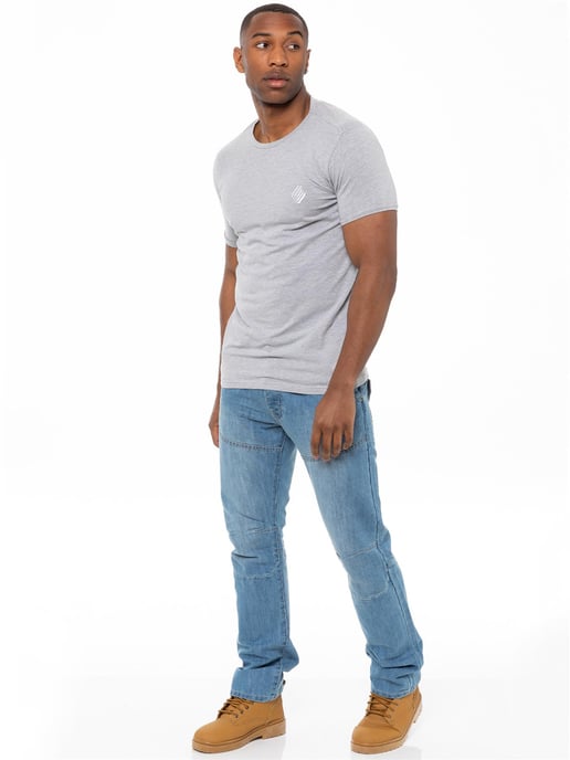 Enzo Herren Denim Jeans Straight Leg - Himmelblau - Image 6
