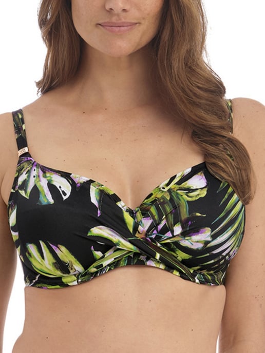 Palm Valley Full Cup Bikini Top Black