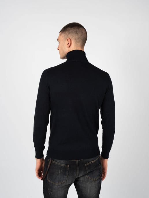 Xagon Man Pullover Turtleneck Herren dunkelblau - Image 4