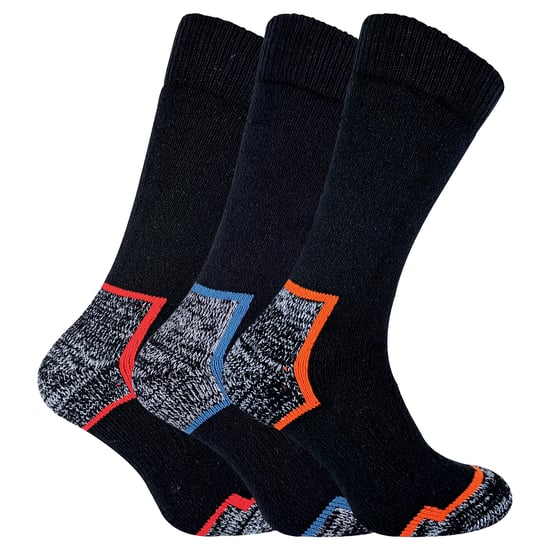 3 Paar Herren Heavy Duty Cotton Cushioned Work Boot Socken - Image 1