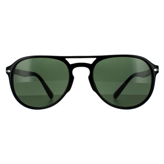 Persol Aviator Unisex Schwarz Grün Sonnenbrille - Image 1