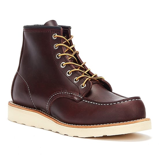Red Wing Schuhe Classic Moc Toe Excilbur Mens Black Cherry Stiefel - Image 2