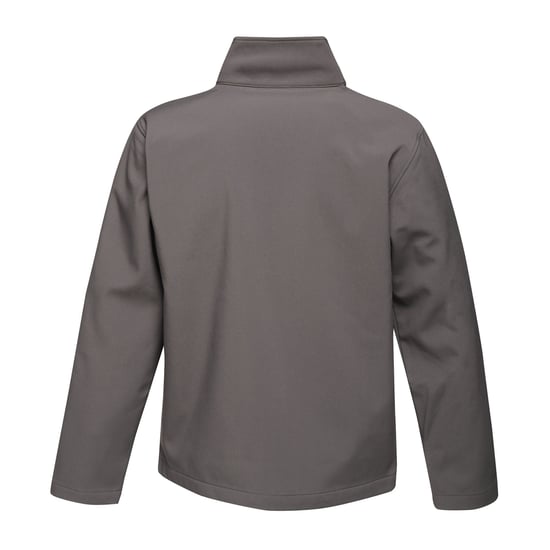 Regatta Standout Mens Ablaze Printable Soft Shell Jacket (Seal Grey/Black)