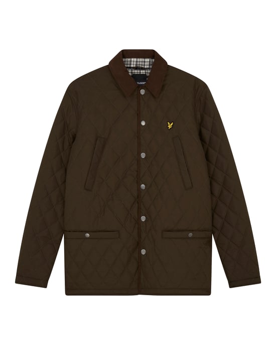 Lyle & Scott – Steppjacke in Olivgrün - Image 5