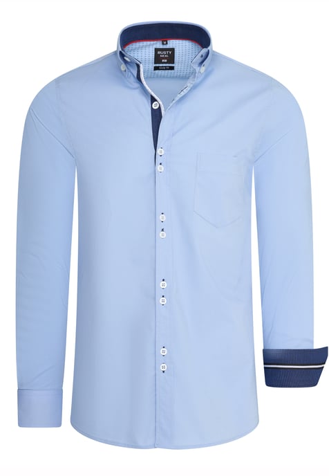 Rusty Neal Overhemd Regular Fit  Blau - Image 1