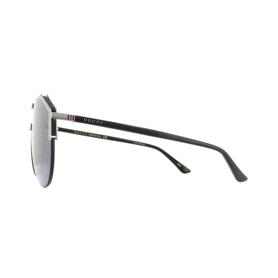 Gucci Sonnenbrille GG0584S 001 Ruthenium und Schwarz Grau - Image 3