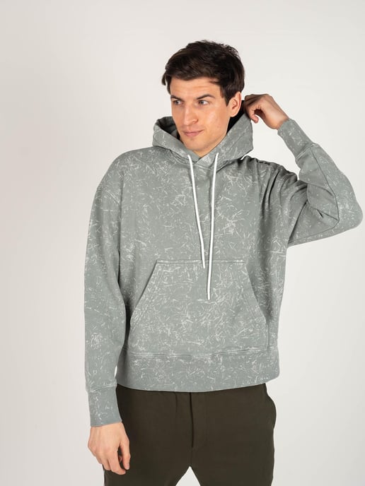 MSGM Sweatshirt Tie-Dye Herren Grau - Image 3