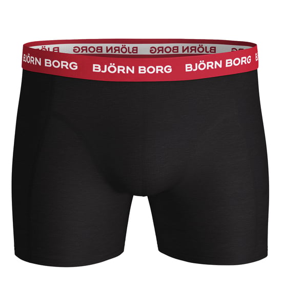 Björn Borg - 3 Paar Herren Cotton Rich Comfort Stretch Fit Boxershorts - Schwarz Mix - Image 2