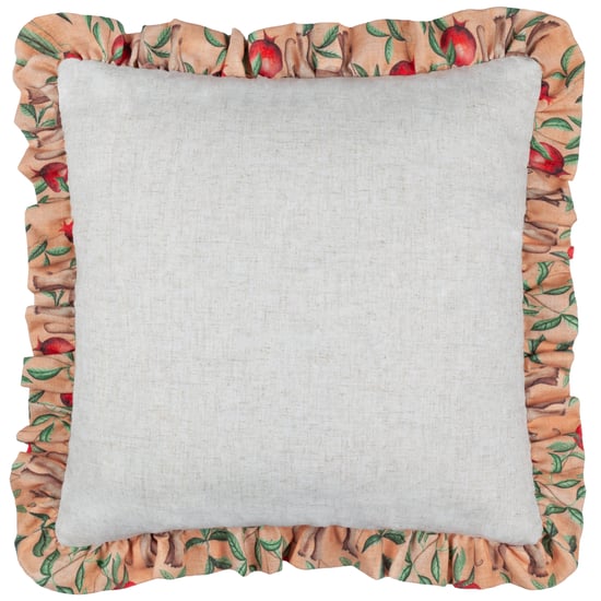 Wylder Tropics Okara Elephant Printed Ruffle Polyester Filled Cushion