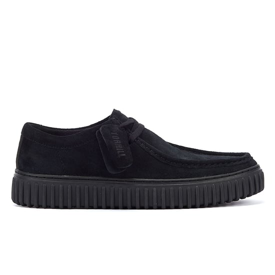 Clarks Originals Torhill Männer Schwarz Wildleder Schuhe - Image 4