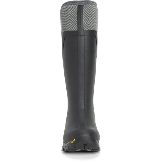 Muck Boots Arctic Ice Tall Rubber Schwarz/Grau Geometrische Gummistiefel - Image 3