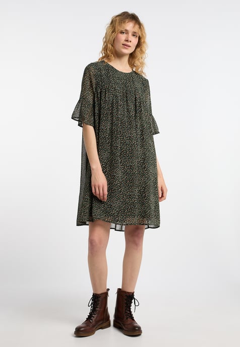 Dreimaster Kleid Damen Schwarz Mehrfarbig - Image 2