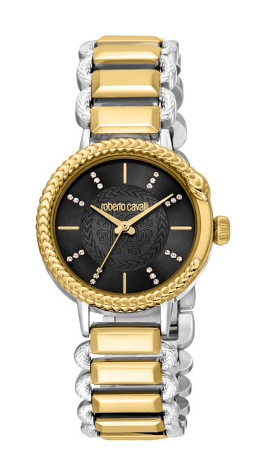 RC5L020M0095 Roberto Cavalli Womens Quartz Black Stainless Steel 5 ATM 30 mm