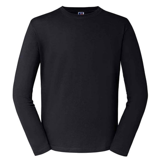Russell - T-Shirt für Herren Langärmlig (Schwarz) - Image 1
