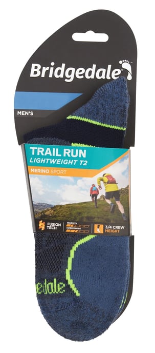 Bridgedale - Leichte Herren Laufsocken aus Merinowolle - Blau - Image 2