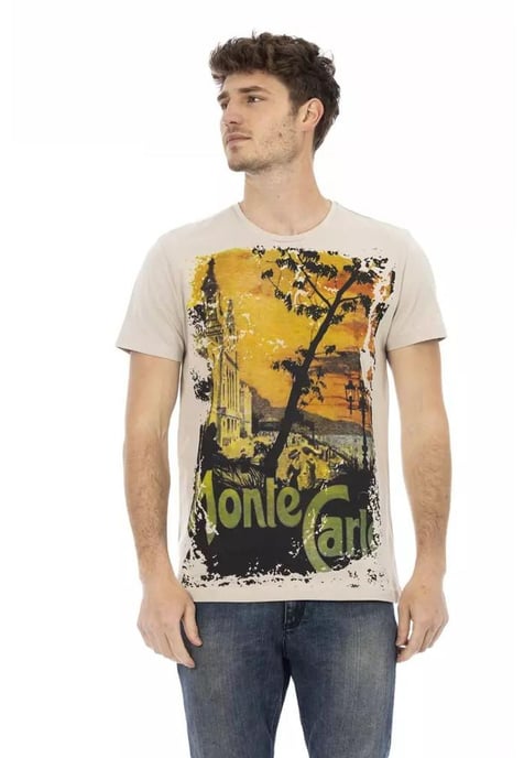 Rundhals-T-Shirt mit Frontprint - Image 1