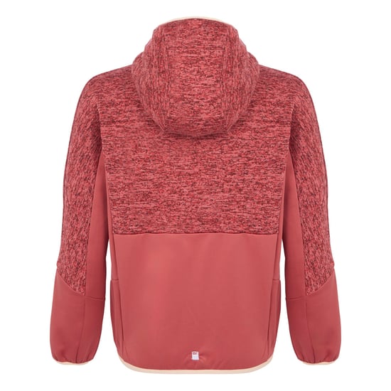 Regatta Childrens/Kids Dissolver IX Marl Full Zip Fleece Jacket (Red Sky/Mineral Red)
