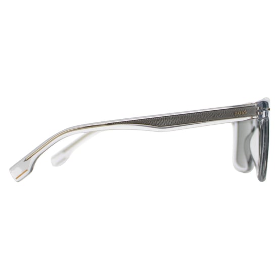 Hugo Boss Square Mens Transparent Grey Green Gold Mirror BOSS 1317/S