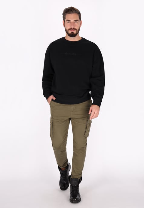 Dreimaster Sweatshirt Herren schwarz - Image 2
