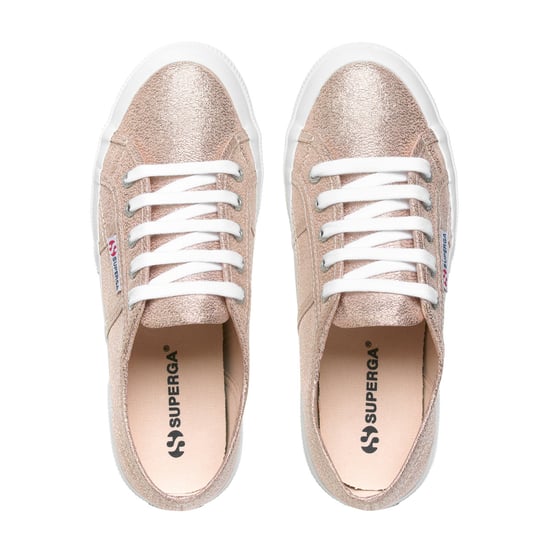 Superga Womens/Ladies 2750 Lamew Metallic Trainers (Rose Platinum)