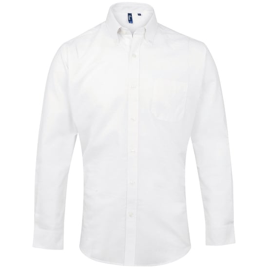 Premier - "Signature" Hemd für Herren Langärmlig (Weiß) - Image 1