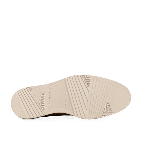Men's Leather Lace Up Shoes in Camel