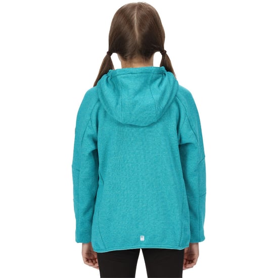 Regatta Girls Maxwell Hooded Reflective Fleece Jacket