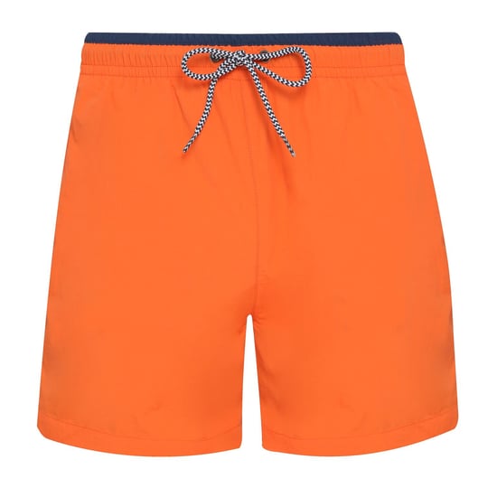 Asquith & Fox Herren-Badeshorts (Orange/Marine) - Image 1