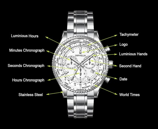 Orphelia Master Herren-Armbanduhr, silberfarben, OR82702 - Image 4
