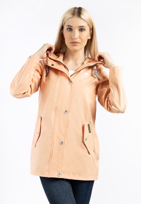 Schmuddelwedda Regenjacke Damen Pastellpfirsich-280 - Image 4